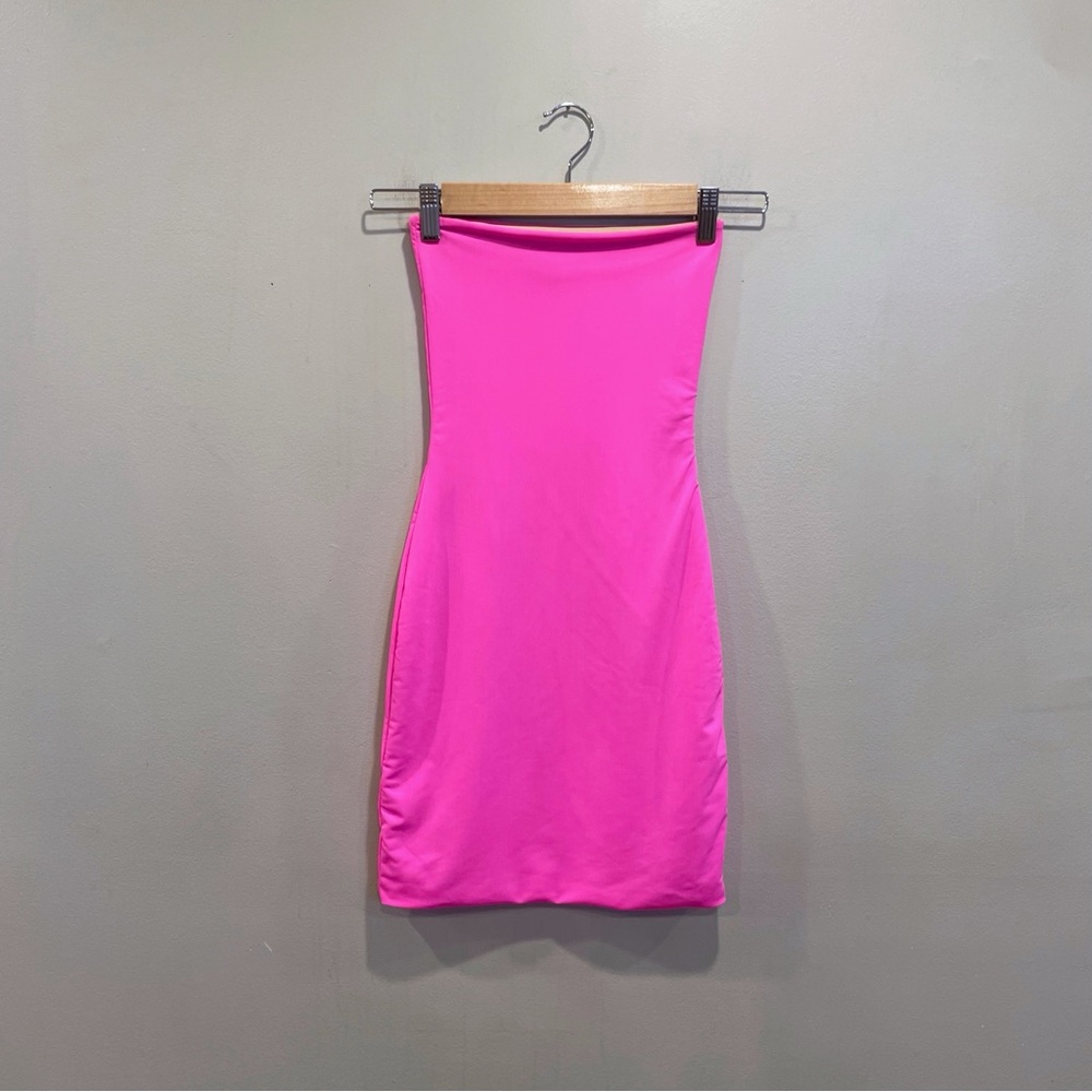 AYM Beige and Pink Dress